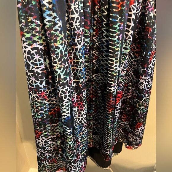 Cynthia Rowley Women’s Size 4 High Low Dress Multicolor Lattice Bouquet Print - Picture 14 of 14